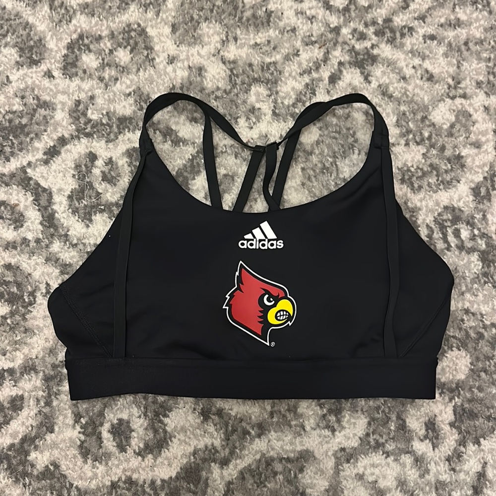 louisville cardinals adidas women’s bra